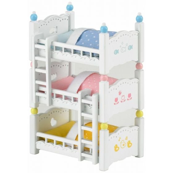 sylvanian families bunk bed set