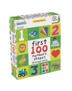 First 100 Numbers And Shapes Bingo Game