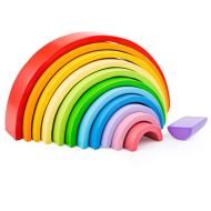 Large Wooden Stacking Rainbow