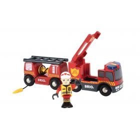 BRIO Vehicle - Emergency Fire Engine- 3 pieces