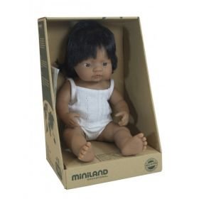 Miniland Doll Hispanic Girl, 38 cm