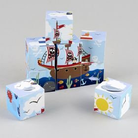 Pirate Wooden Block Puzzle