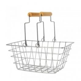 MamaMemo Metal Shopping Basket