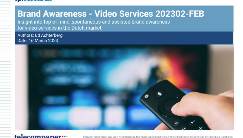 Brand Awareness - Video Services 202302-FEB