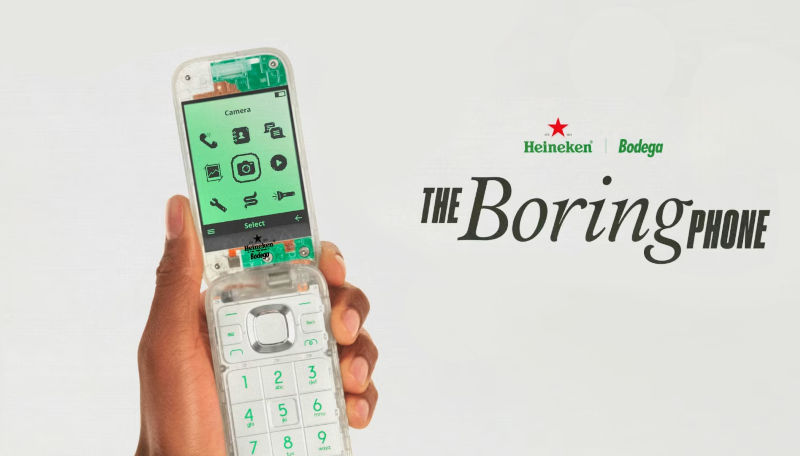 HMD launches 'Boring Phone' for Heineken marketing stunt
