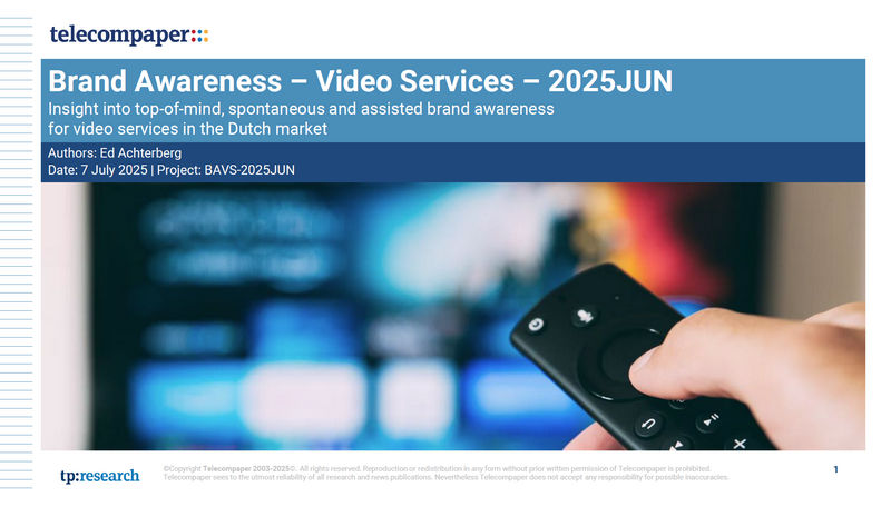Brand Awareness - Video Services 202506-JUN