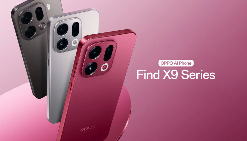 Oppo launches Find X9, X9 Pro flagships with 7000+mAh batteries and 200MP telephoto lens