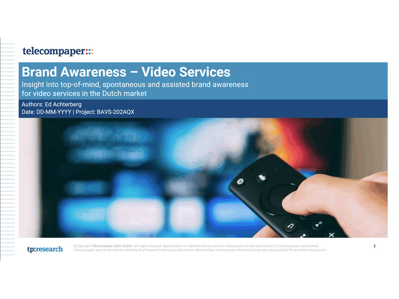 Brand Awareness - Video Services 2026Q1