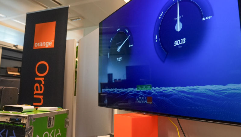 Orange Belgium en Nokia demonstreren 50G-PON met 50 Gbps in laboratorium