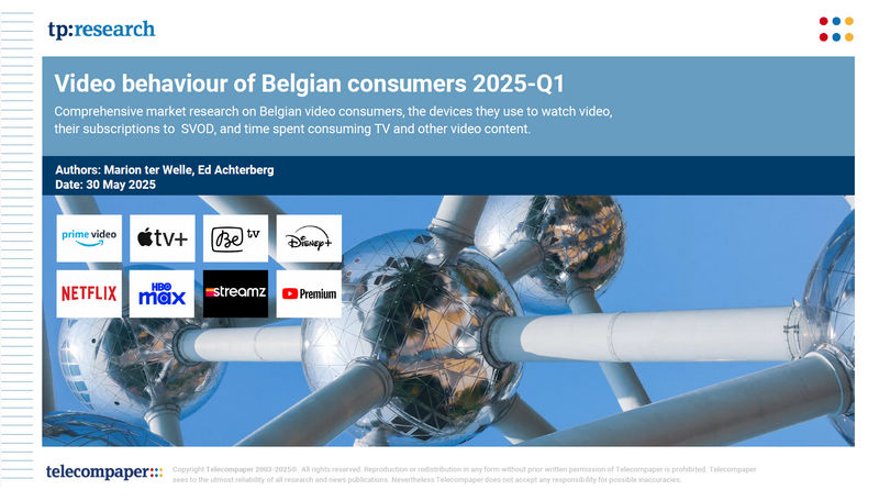 Video behaviour of Belgian consumers 2025-Q1
