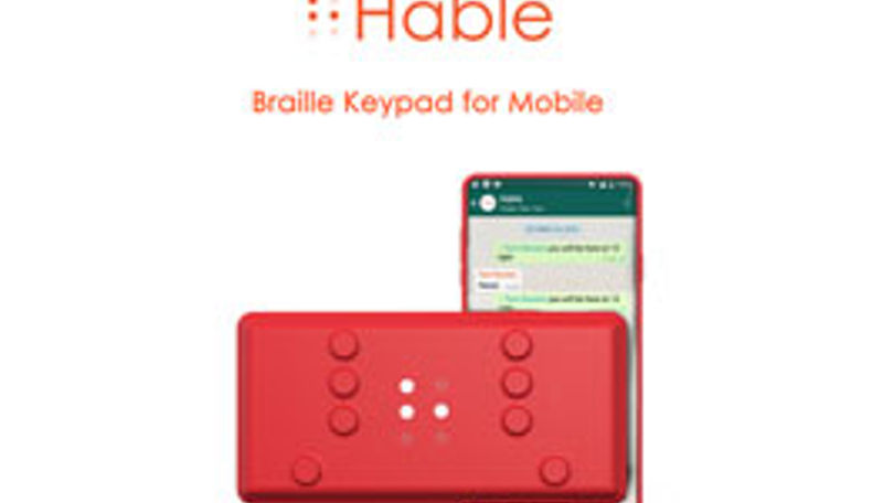 Studenten TU/e ontwikkelen braille-toetsenbord voor smartphones