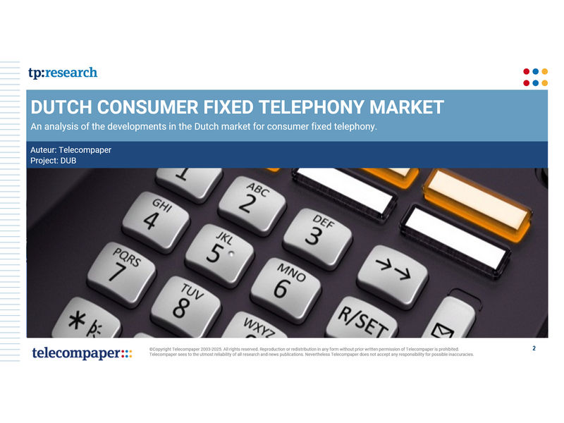 Dutch Consumer Fixed Telephony 2025-Q4