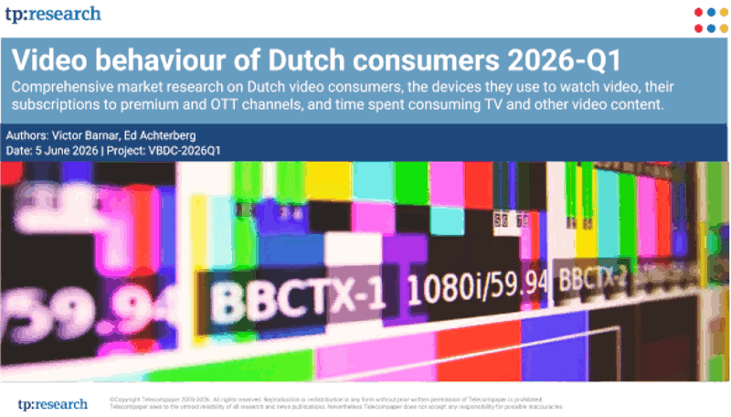 Video behaviour of Dutch consumers 2026-Q1