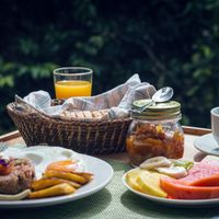 Breakfast. 