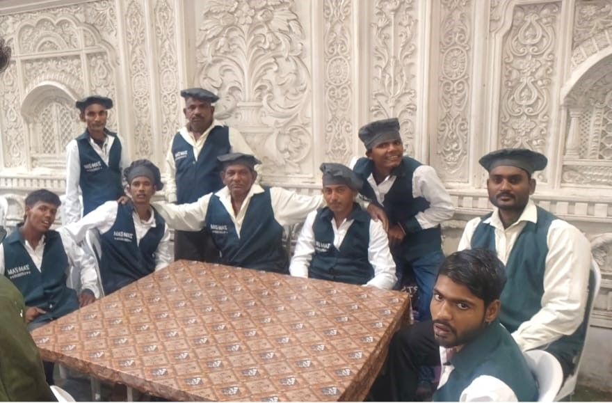 Waiter Serving Drinks
