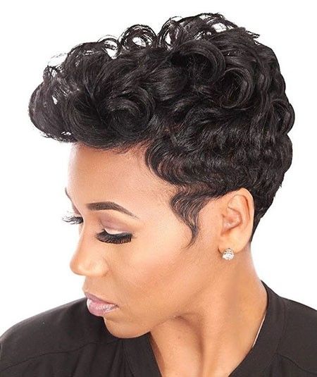 Curly Mohawk Style