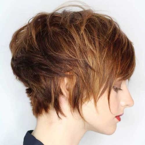 Layered Long Pixie