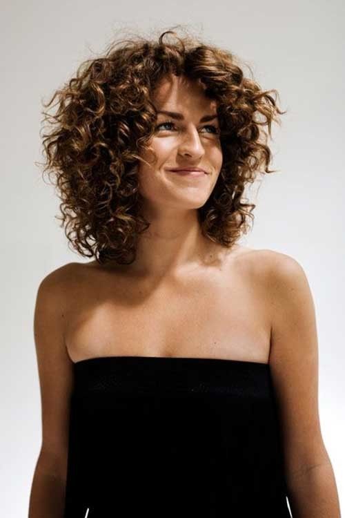Short Medium Length Curly Hair