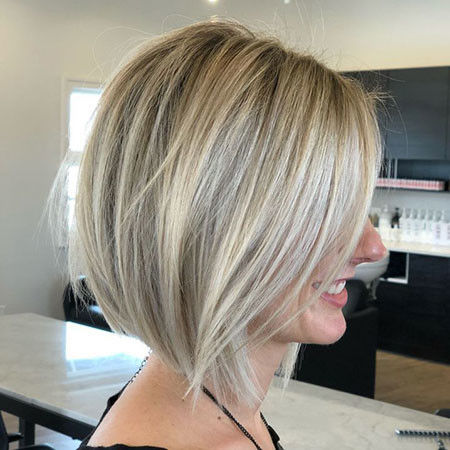 Classic Blonde Bob Hairstyle