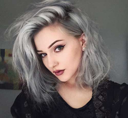 Cute Easy Short Side Swept Hairstyle