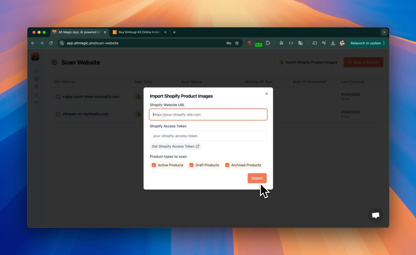 Shopify Integration