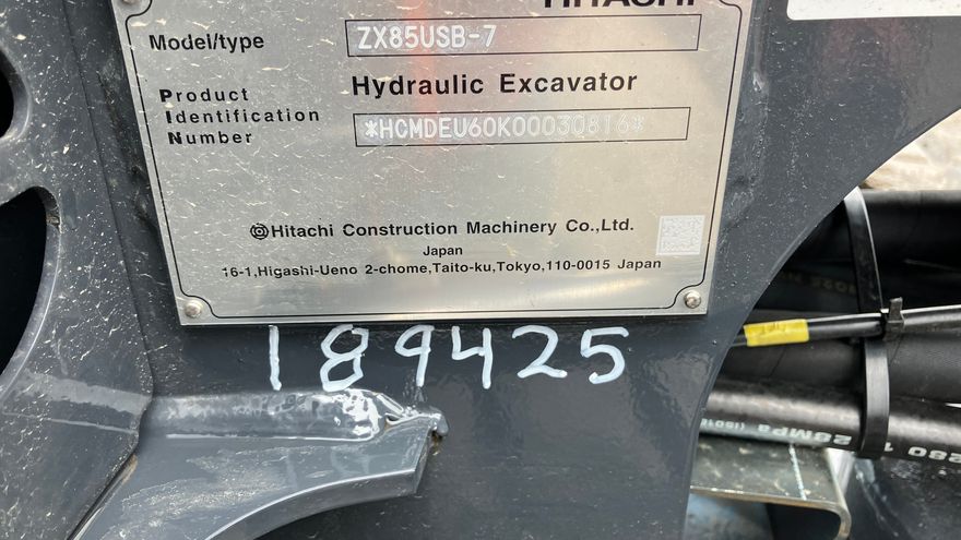 Hitachi ZX85USB | Tracey Road Equipment