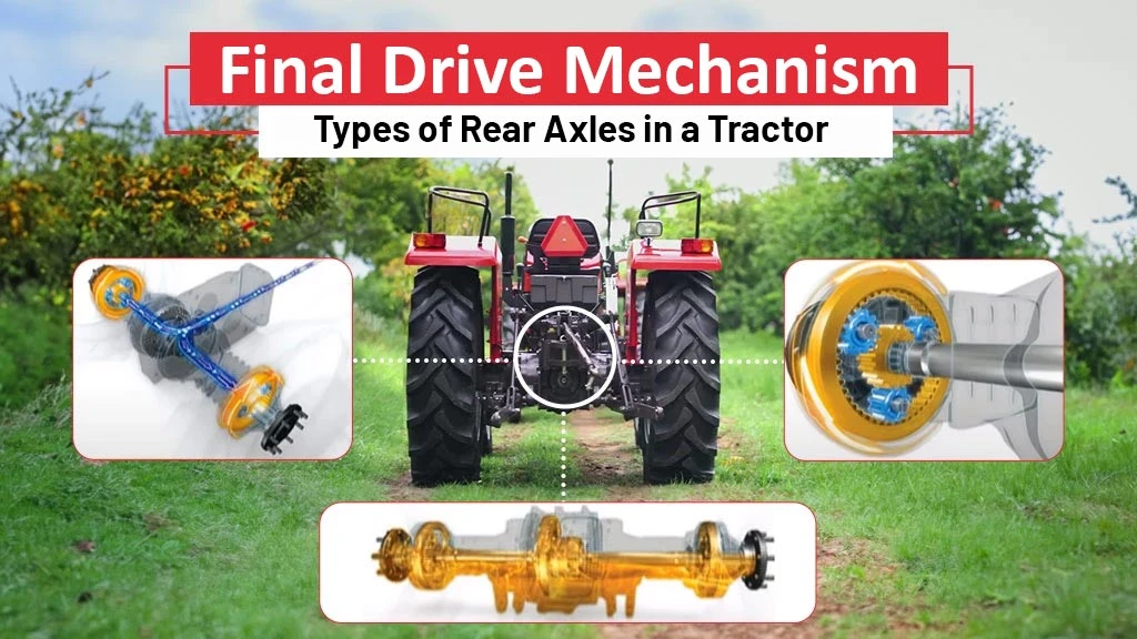 Final Drive Mechanism: Types of Rear Axles in a Tractor