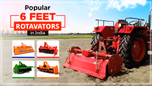Popular 6 Feet Rotavators in India: Price, Features & Specs Article