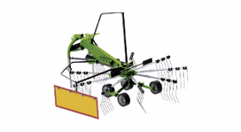 Gomadhi AHR 3593 Hay Rake Implement