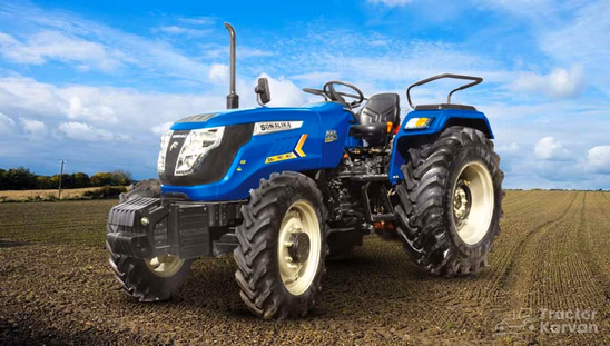 Sonalika Tiger DI 55 CRDS 4WD Tractor in Farm