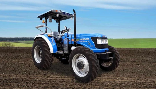 Sonalika Sikander Worldtrac 60 4WD Tractor in Farm