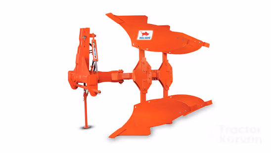 बुल एग्रो BPP 450 हैवी ड्यूटी हाइड्रोलिक रिवर्सिबल एमबी प्लाऊ इम्प्लीमेंट