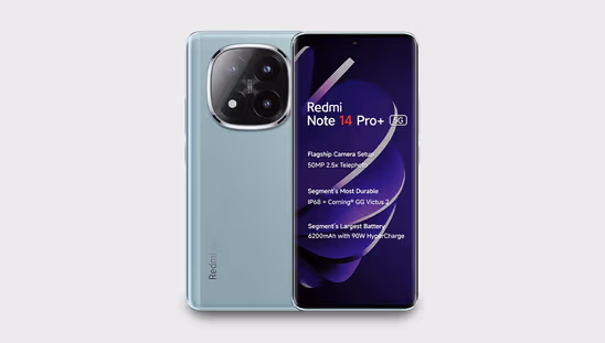 Redmi Note 14 Pro Plus 5G (8 GB RAM, 128 GB, Spectre Blue)