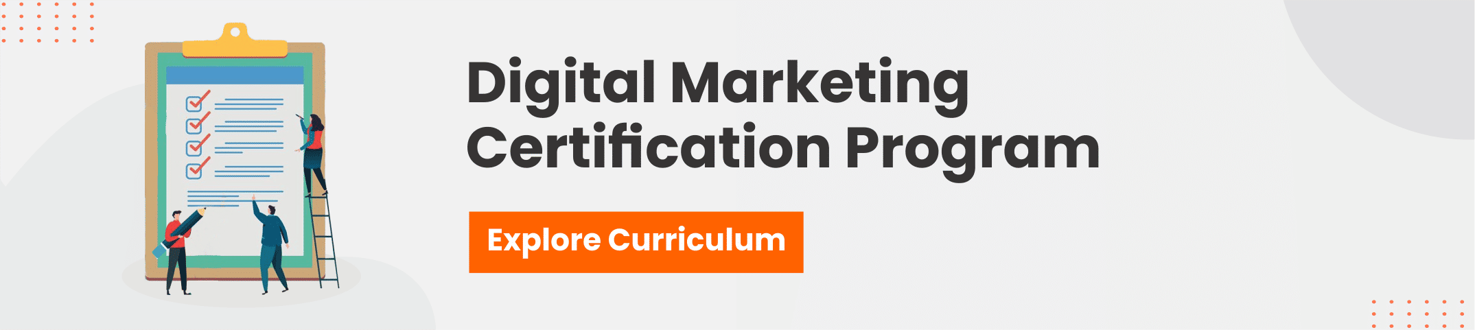 Digital Marketing - Course Curriculum