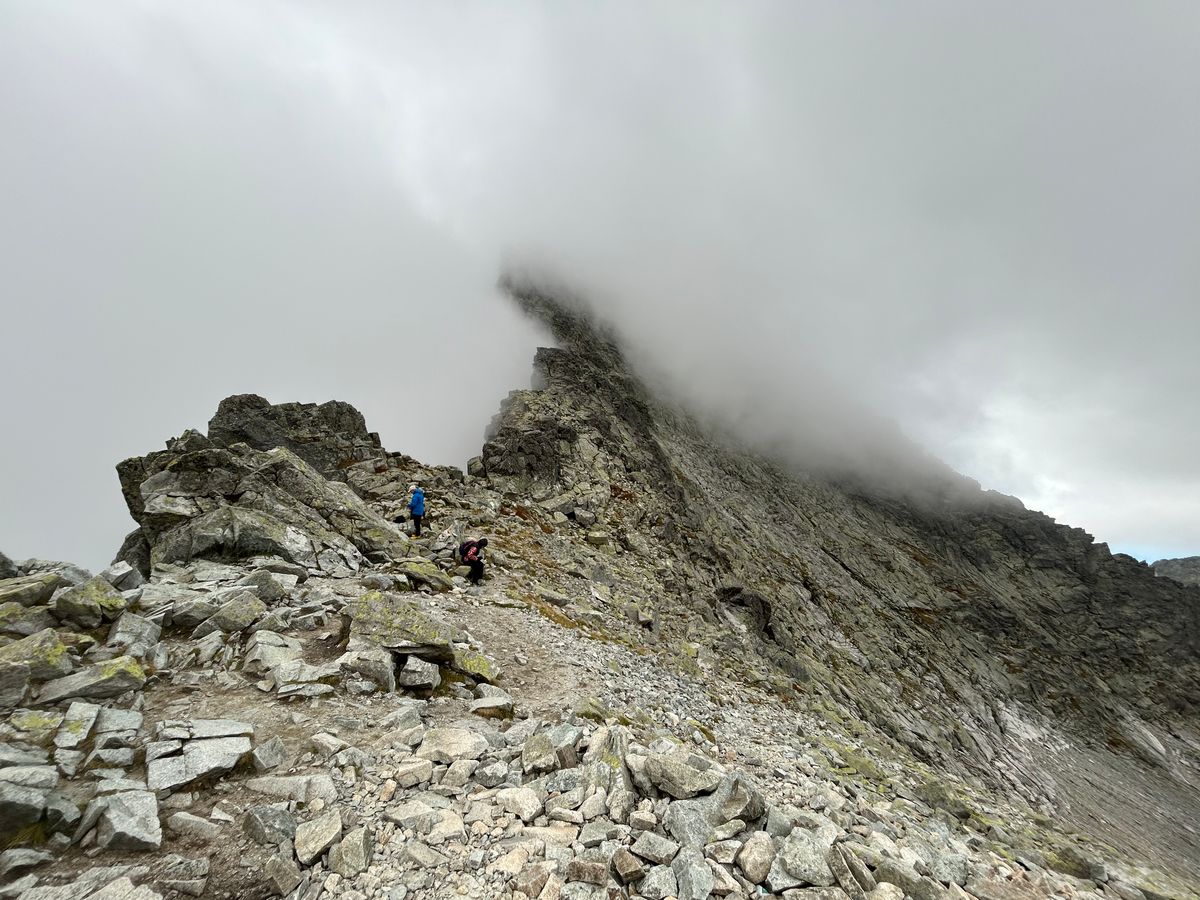 Summit path in the Tatras