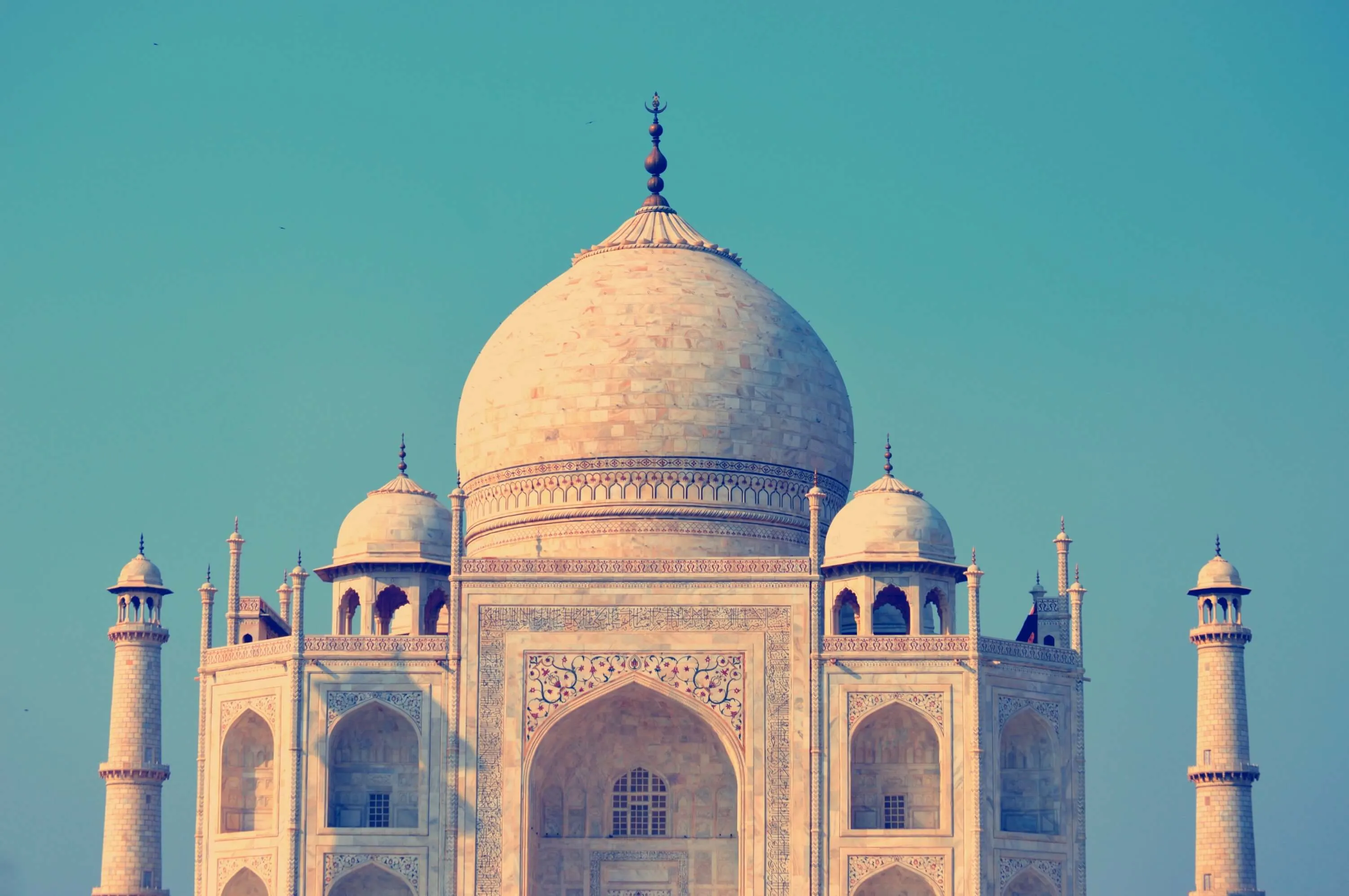 Taj Mahal at sunrise