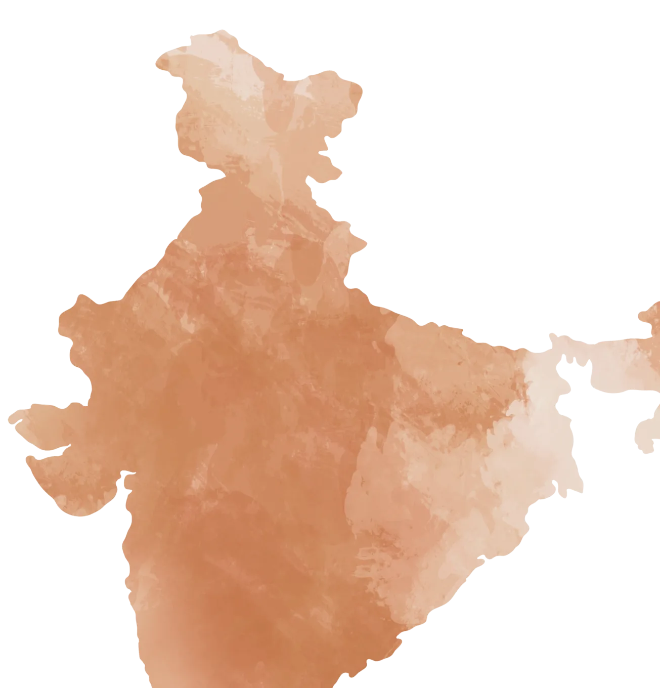 Journey route map — North India