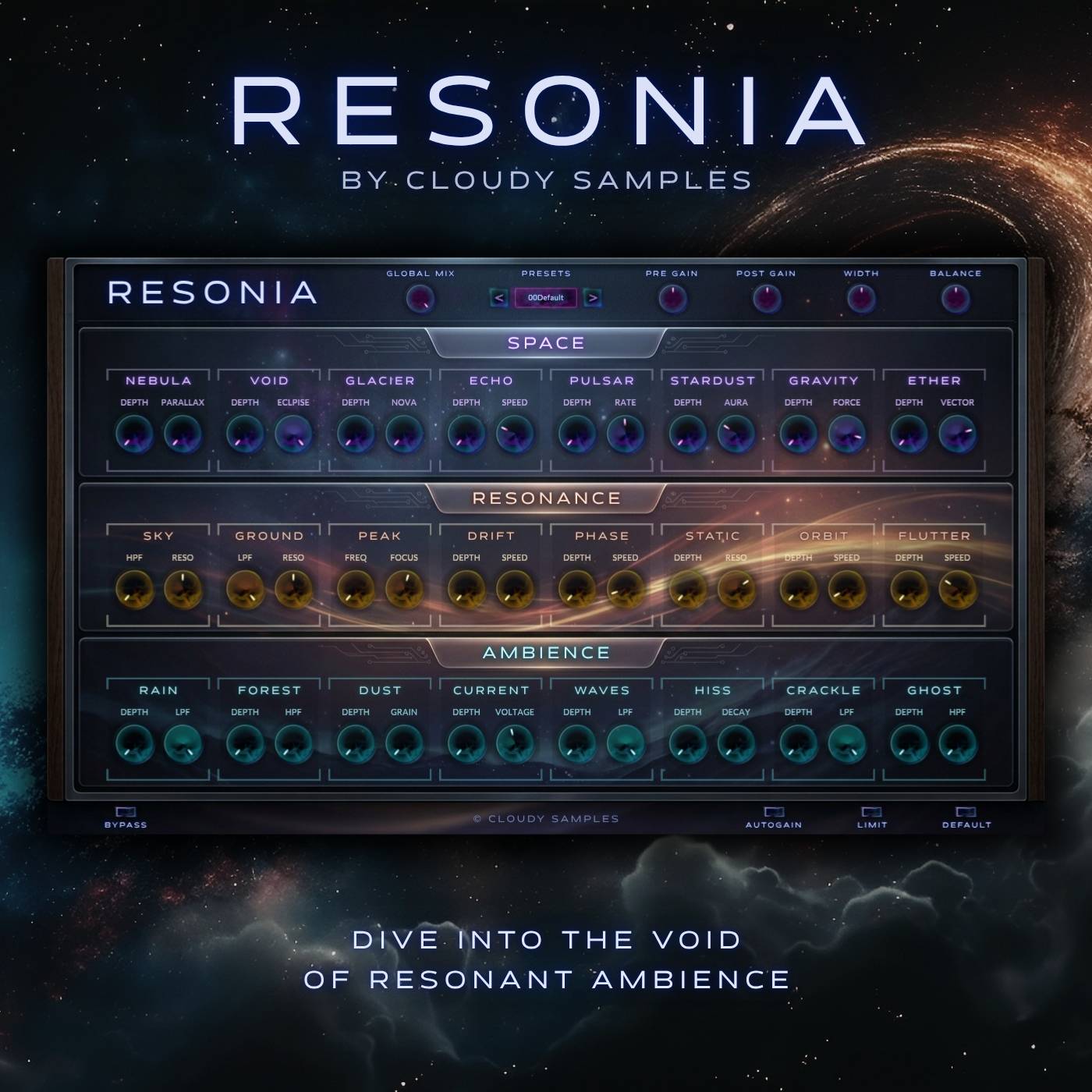 Resonia – Space Reverb & Ambience Effects Plugin