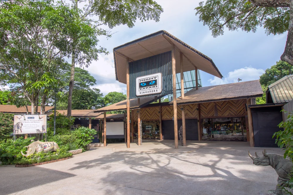 Spot exotic wildlife at the Night Safari
