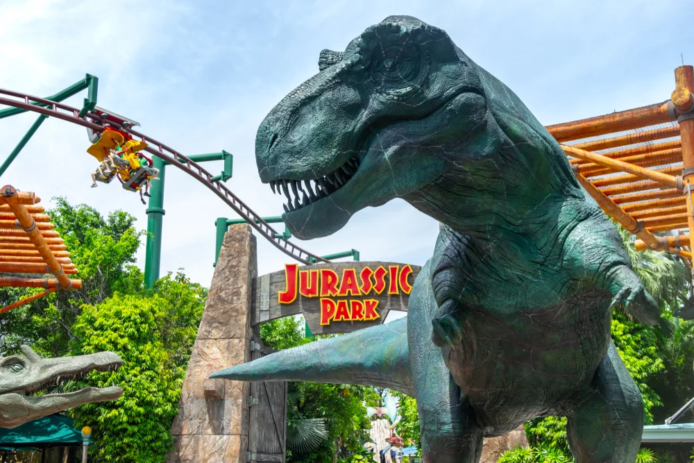 Walk with Dinosaurs at Changi Jurassic Mile
