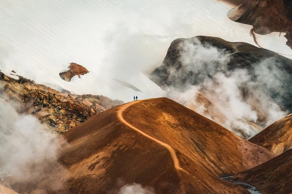 Walk through steaming valleys at Kerlingarfjöll