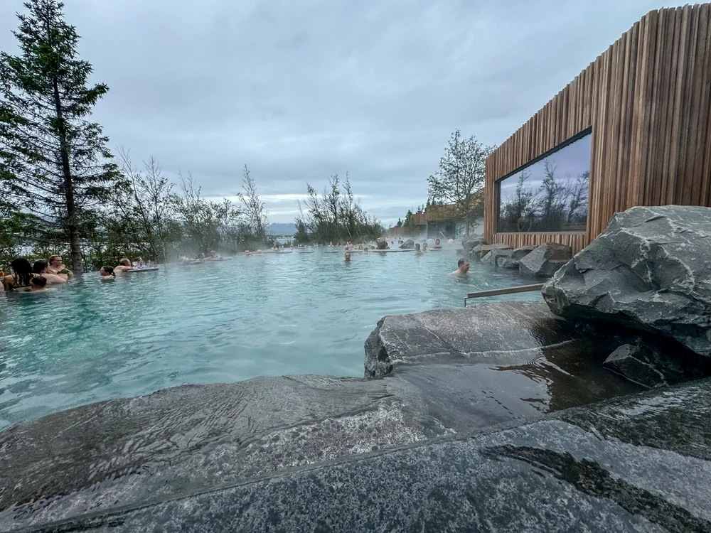 Swim in Arctic open-air pools in Akureyri