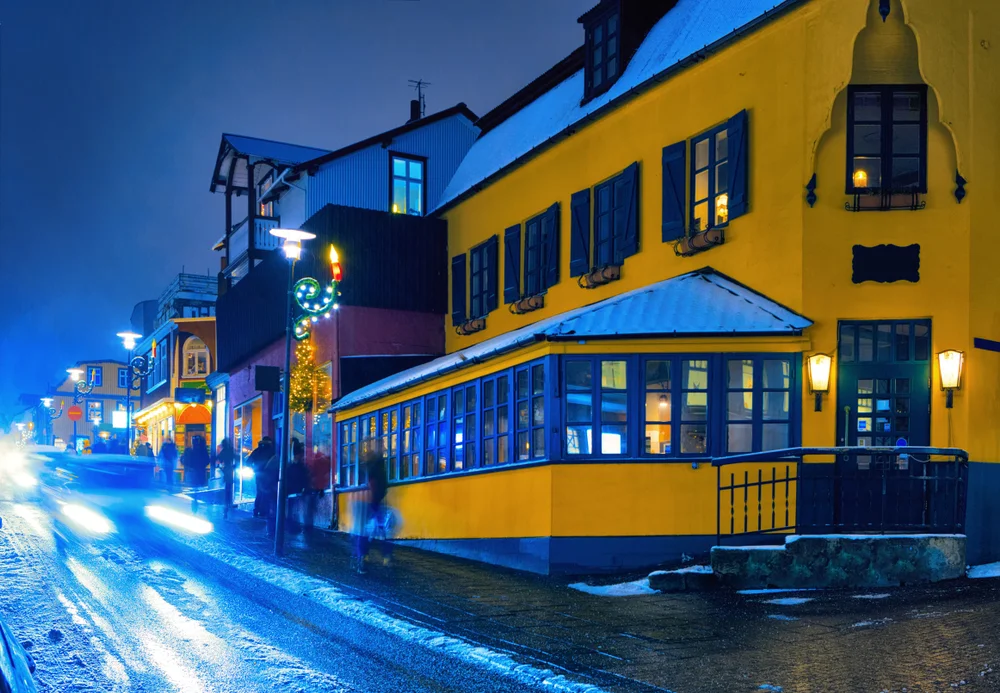 Experience nightlife on Laugavegur Street