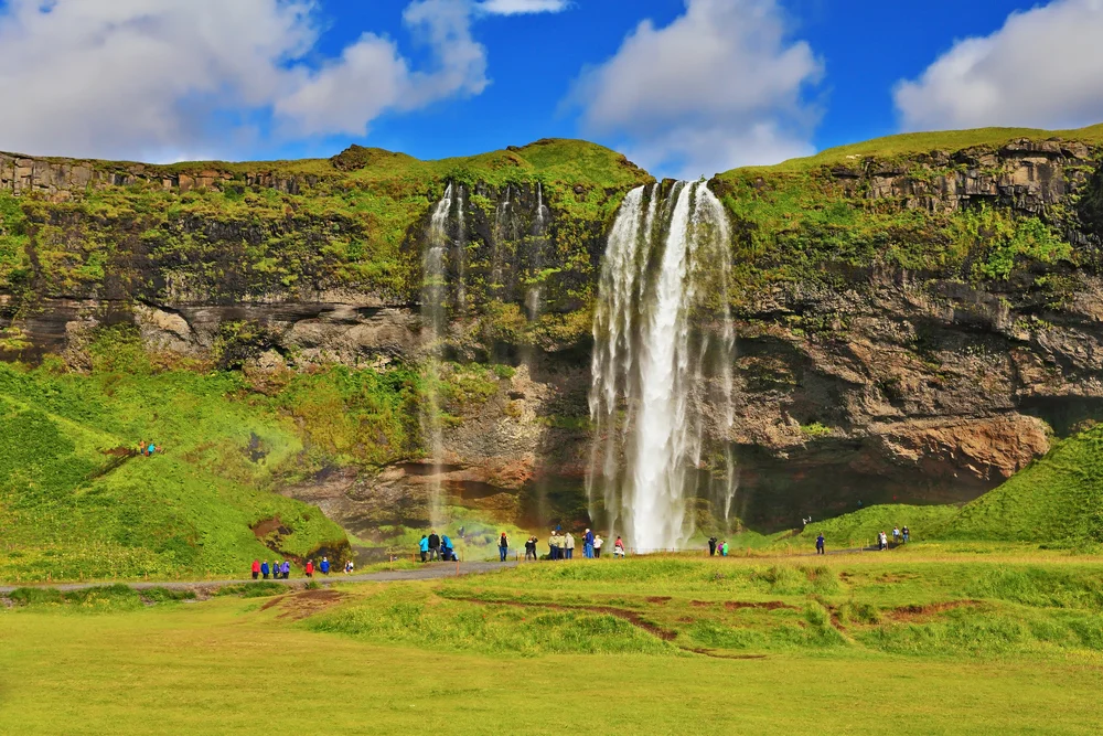  Walk behind Seljalandsfoss Waterfall
