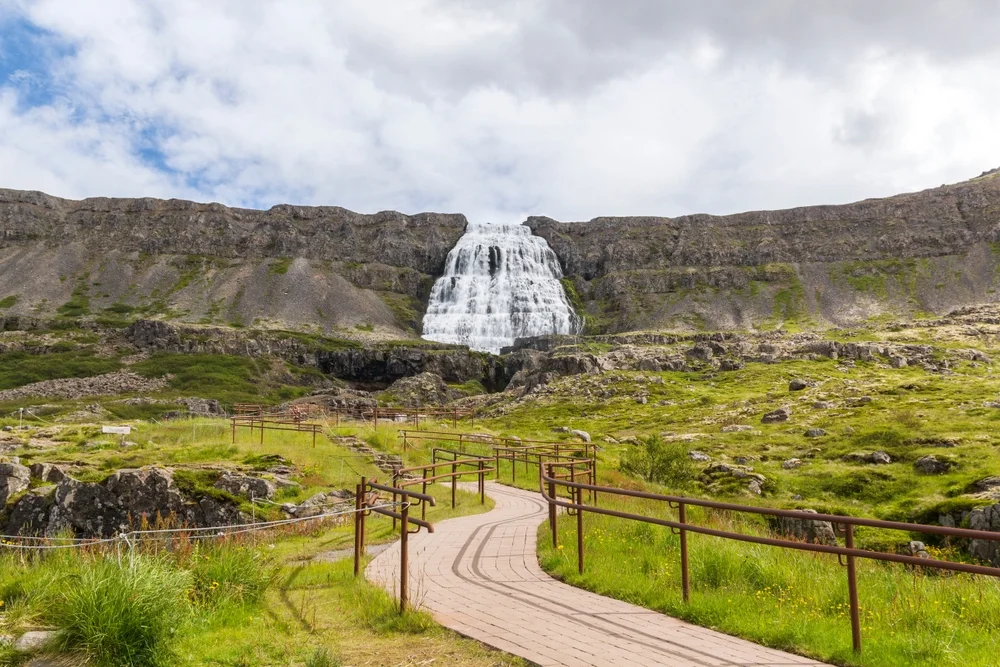 Hike to the majestic Dynjandi waterfall