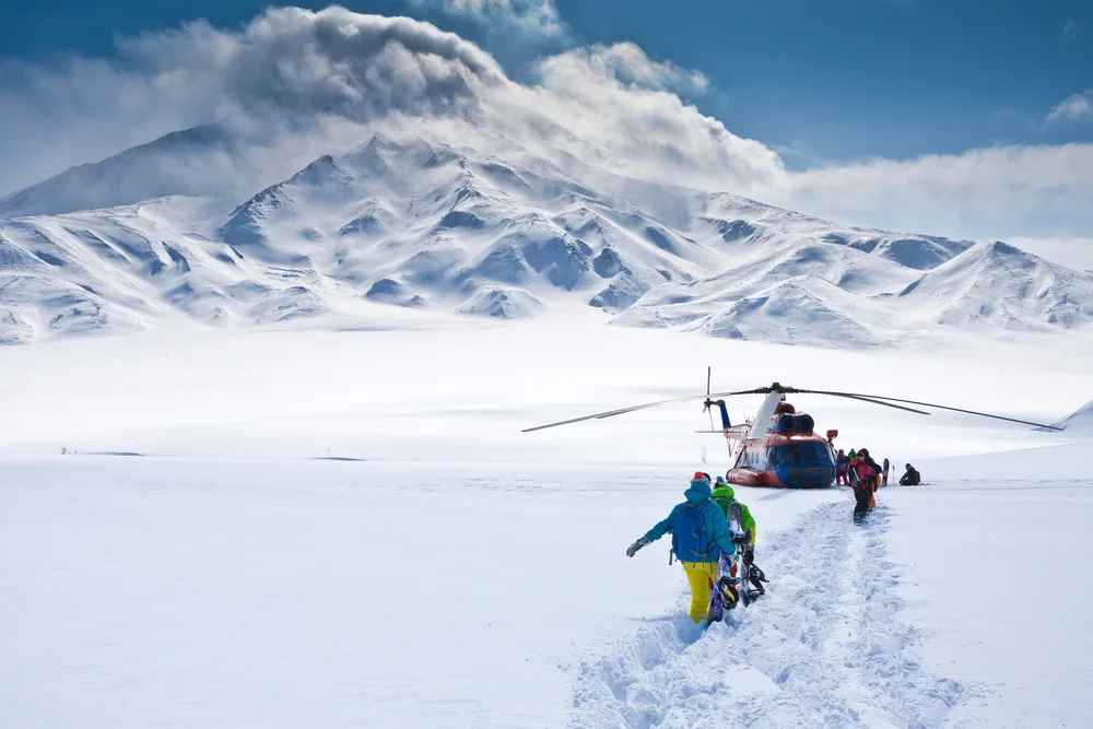 Heli Skiing in Troll Peninsula