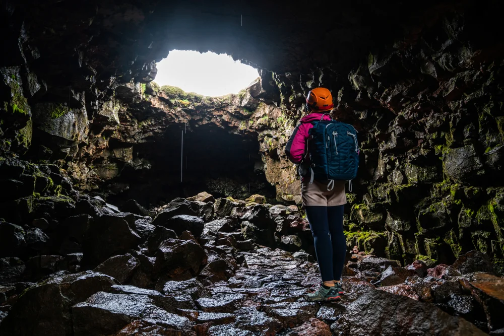 Lava Caving in Raufarhólshellir