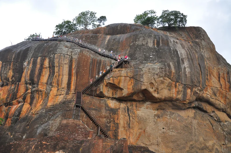 Climb 1,200 steps to summit