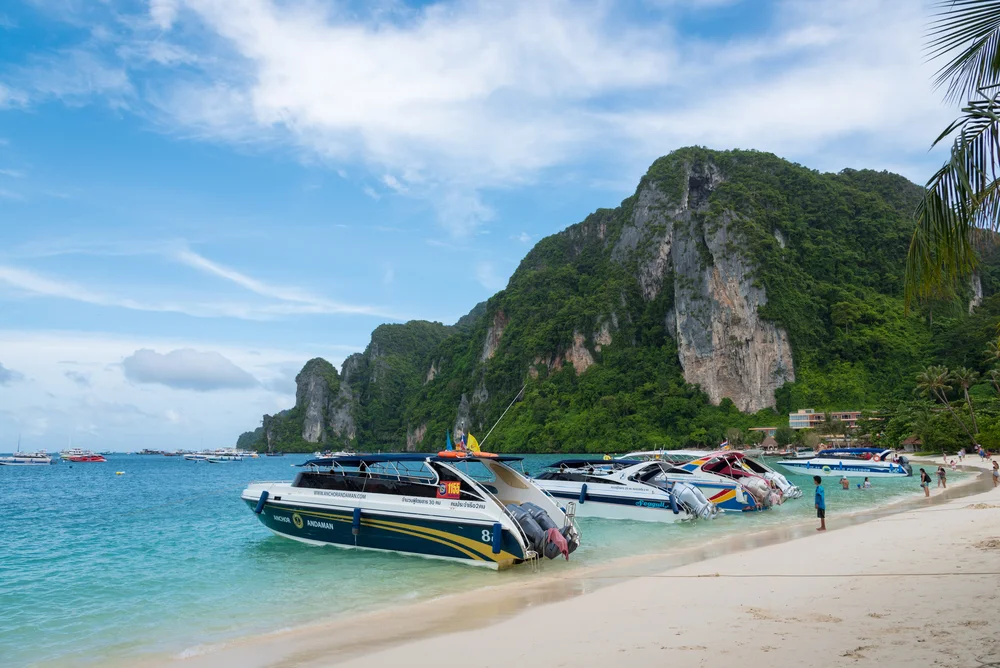Krabi 4 Island Tour by Speedboat with Lunch (National Park Fees of 200THB/ PP Not Included)- Private Transfers