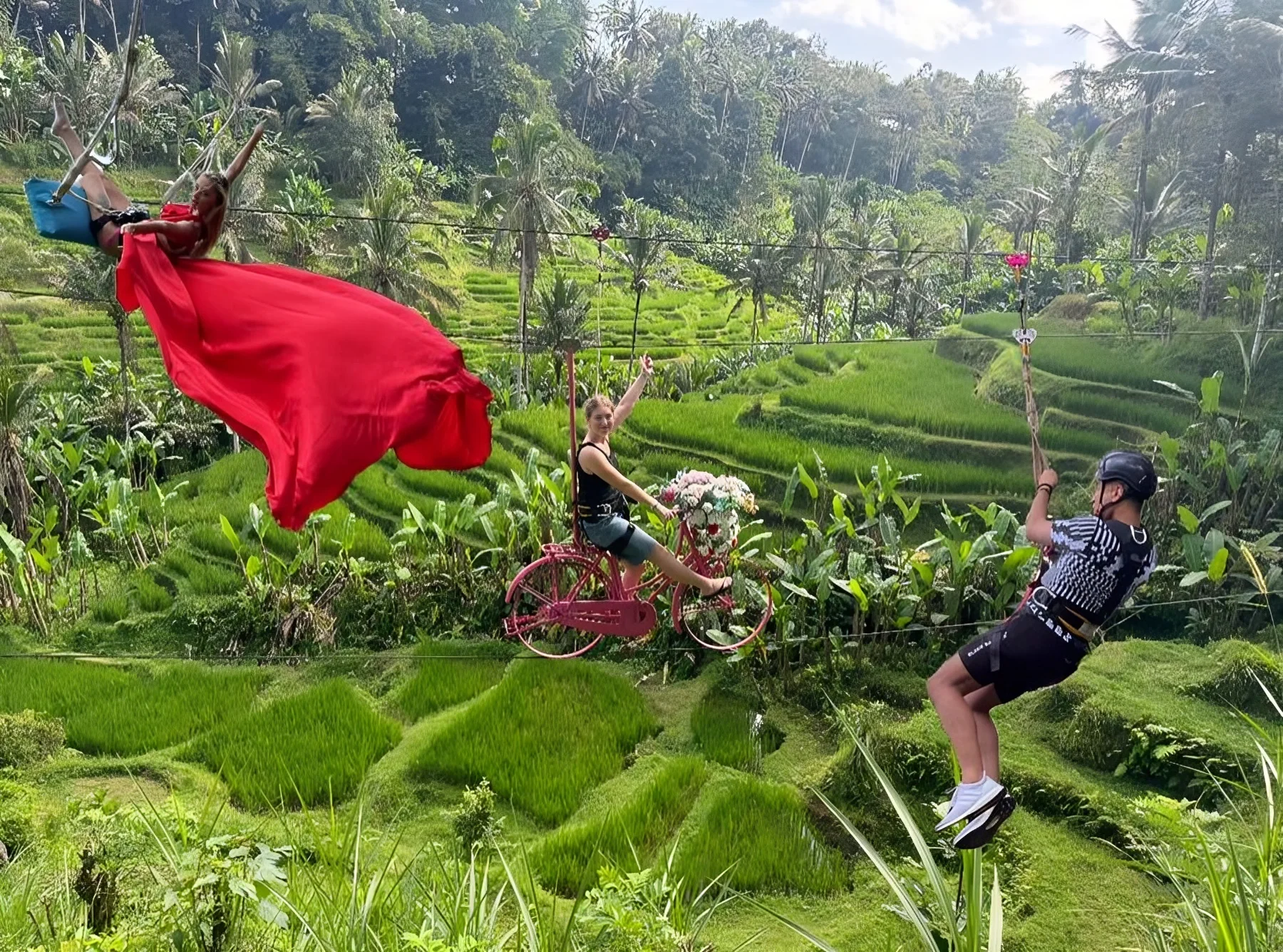 Zipline in Ubud